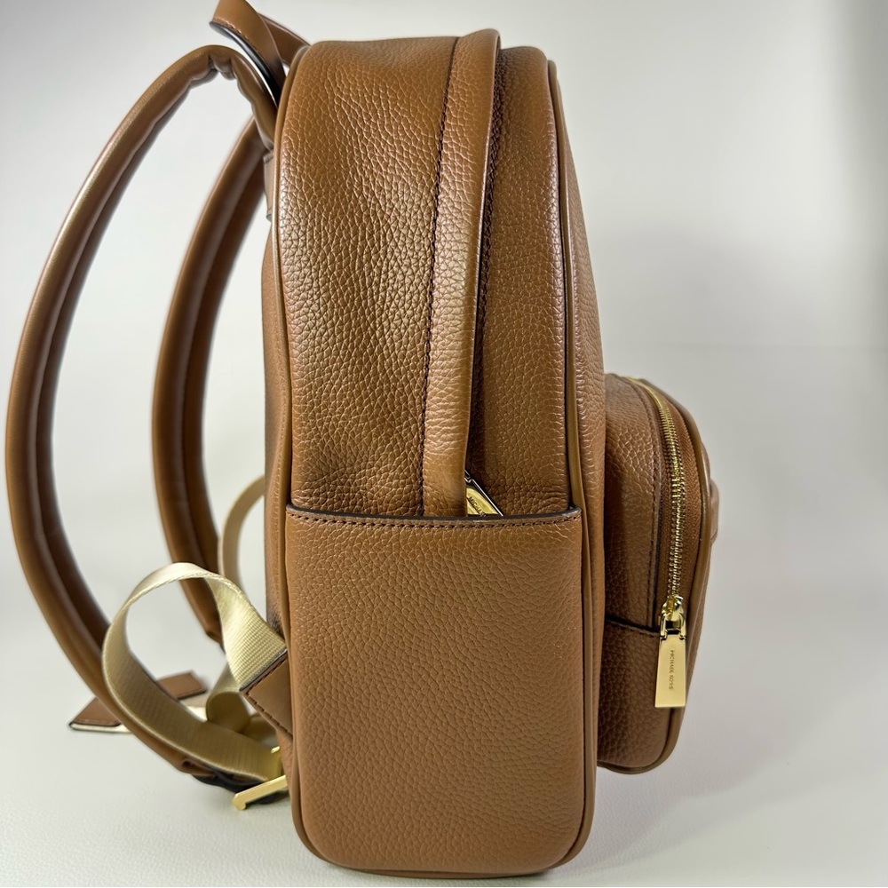 NEW Women’s MICHAEL Michael Kors Bex Medium Leather Backpack Brown - Picture 7 of 14